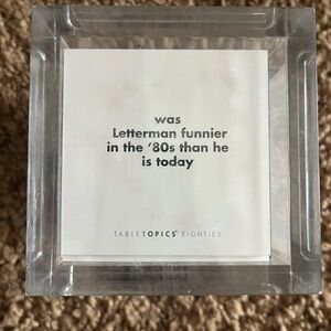 TableTopics '80s Conversation Cards